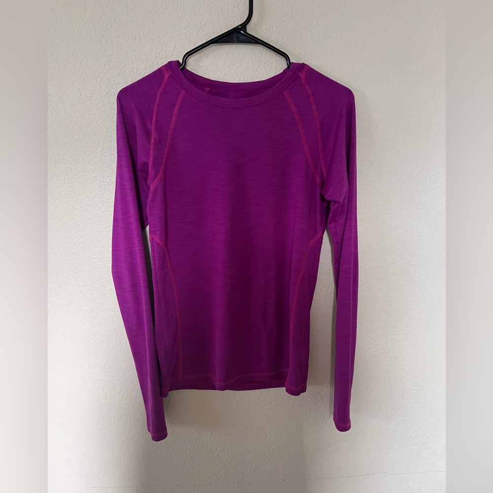 purple champion long sleeve shirt